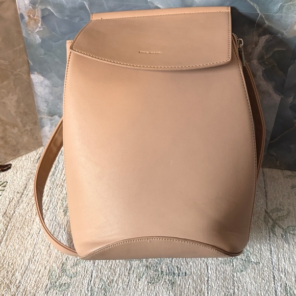 Pixie MOOD Tan Leather Backpack Purse